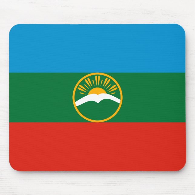 Karachay Cherkessia Flag Mouse Mat (Front)