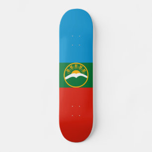Karachay Cherkessia Flag Skateboard