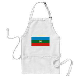 Karachay Cherkessia Flag Standard Apron