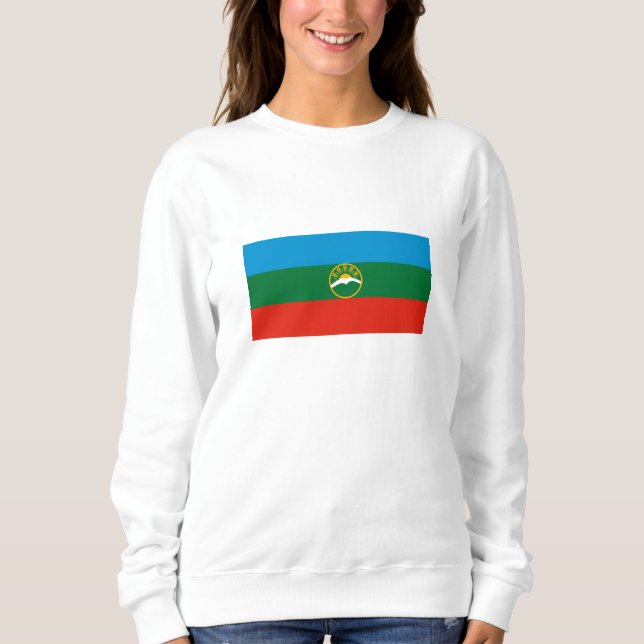 Karachay Cherkessia Flag Sweatshirt (Front)
