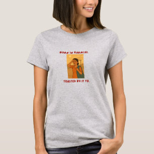 Karachi Girl in the Heat – Funny & Relatable Graph T-Shirt