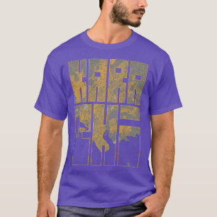 Karachi Pakistan City Map Typography Bauhaus T-Shirt
