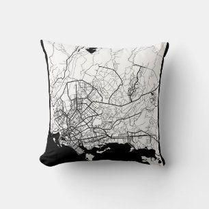 Karachi Pakistan Map Cushion