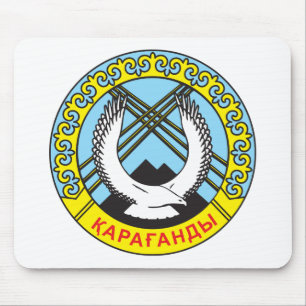 Karaganda Coat of Arms Mouse Mat