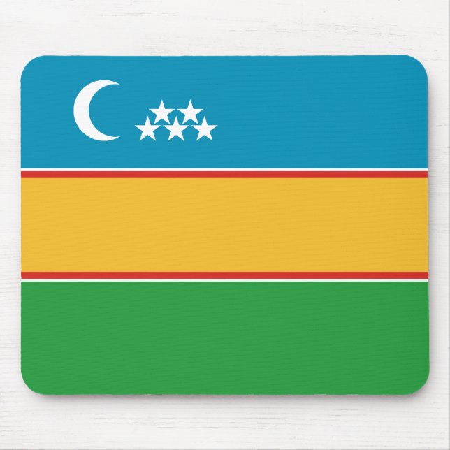 Karakalpakstan Flag Mouse Mat (Front)