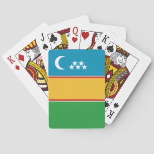 Karakalpakstan Flag Playing Cards