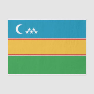 Karakalpakstan Flag Tissue Paper