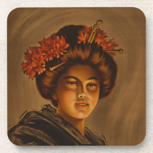 Karama: Japanese Romance Geisha Actress Coaster