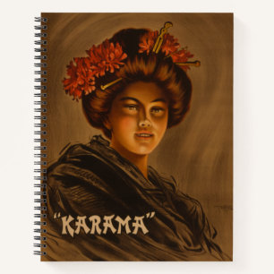 Karama: Japanese Romance Geisha Actress Notebook