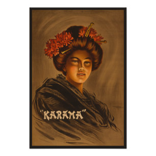 Karama: Japanese Romance Geisha Actress Photo Print