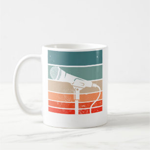 Karaoke Bar Microphone Singing Song Party Music Coffee Mug