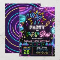 Karaoke Birthday Party like a Pop Star