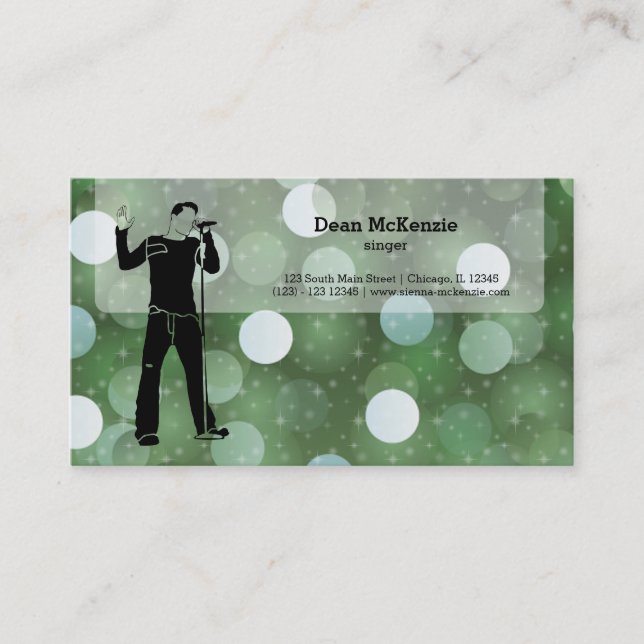 Karaoke Business Card (Front)