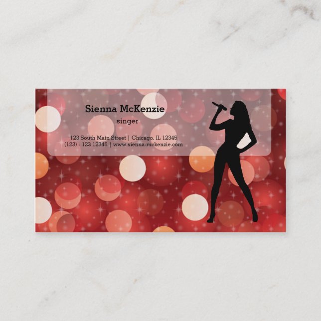 Karaoke Business Card (Front)