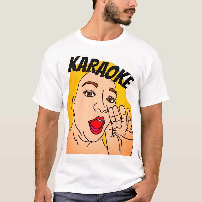 Karaoke  calling T-shirt (Front)