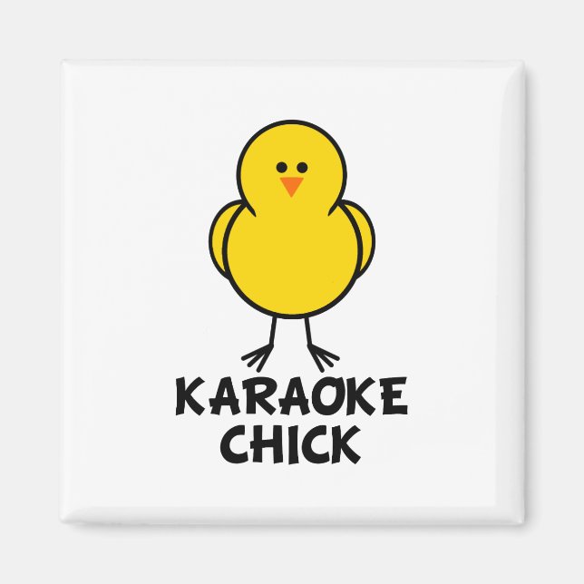 Karaoke Chick Magnet (Front)