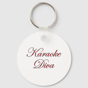 Karaoke Diva Key Ring