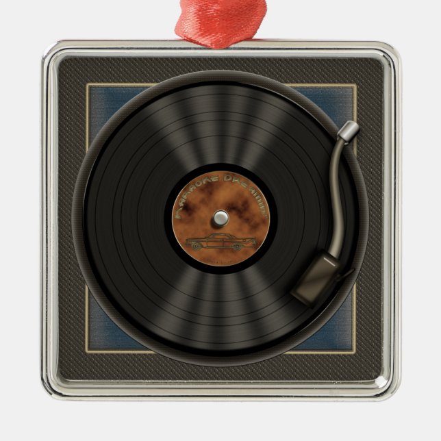 Karaoke Dreaming LP Vinyl Record Ornament (Front)