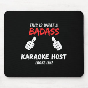 Karaoke Funny This Is What A Bad Karaoke Host Look Mouse Mat