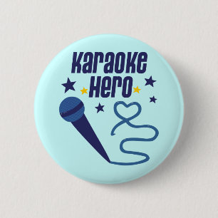 Karaoke Hero 6 Cm Round Badge