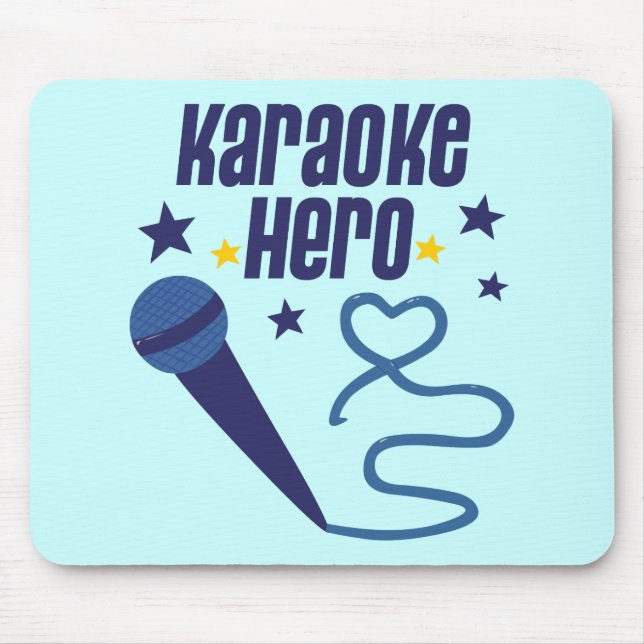 Karaoke Hero Mouse Mat (Front)