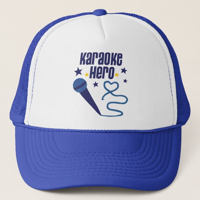 Karaoke Hero Trucker Hat (Front)