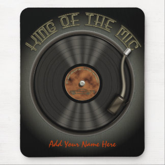 Karaoke LP Vinyl Record Mousepad
