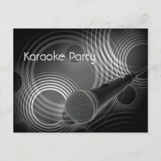 Karaoke Party Invitation