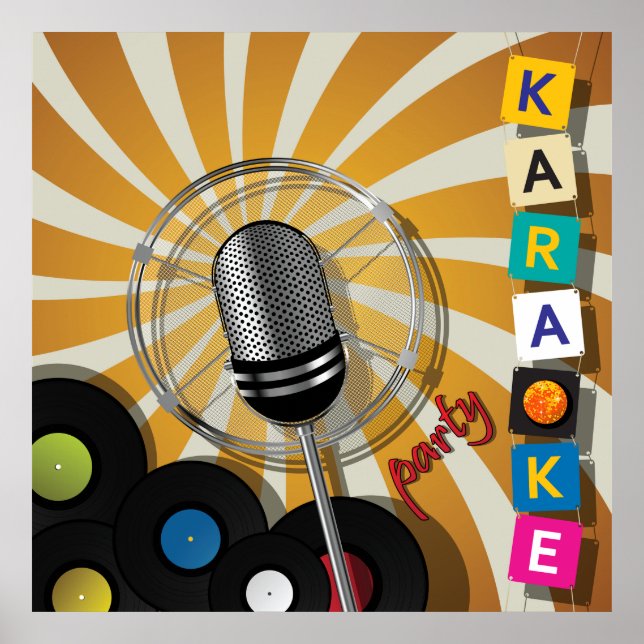 Karaoke Party Poster (Front)