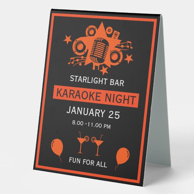 Karaoke Promotion Wall (Front)