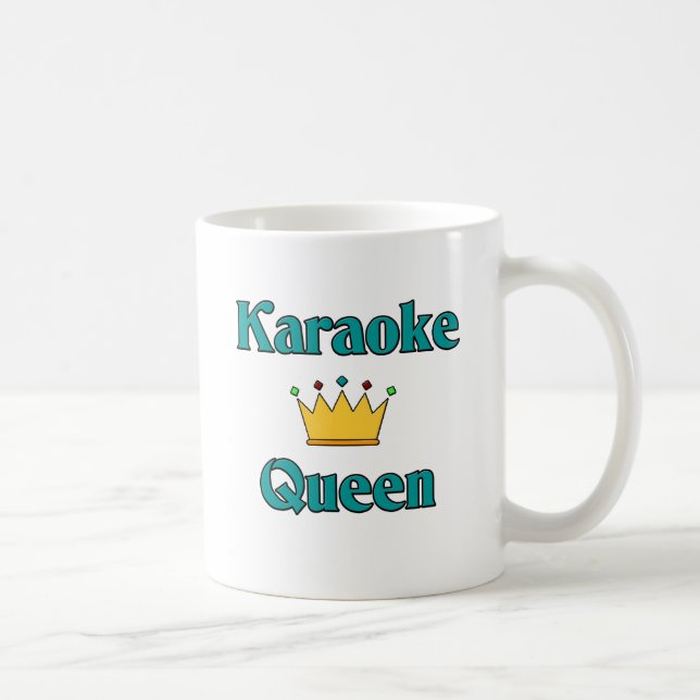 Karaoke Queen Coffee Mug (Right)