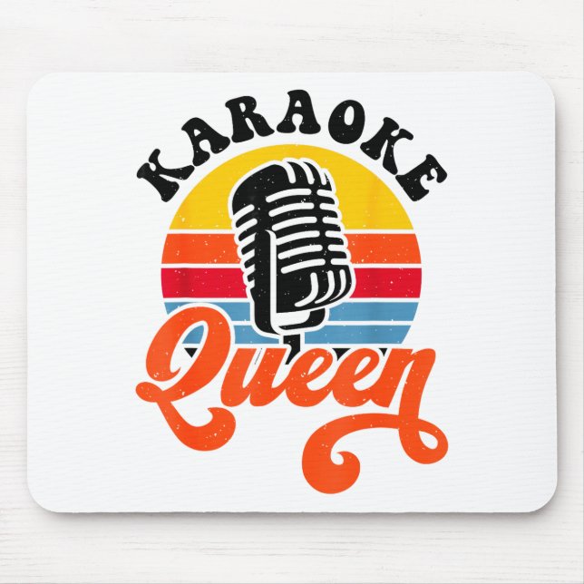 Karaoke Queen  Mouse Mat (Front)