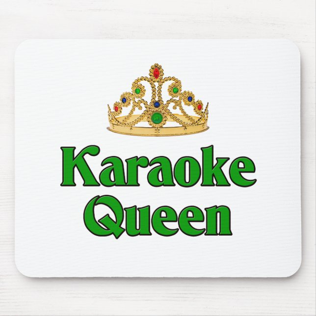 Karaoke Queen Mouse Mat (Front)