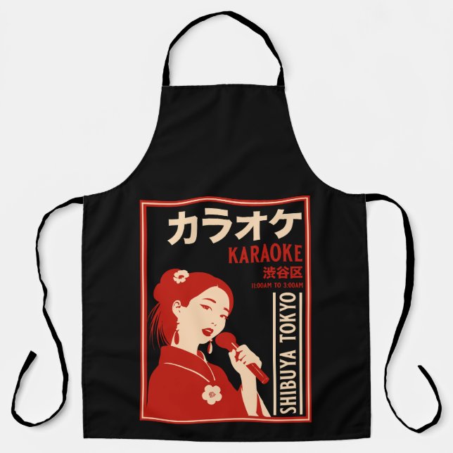 Karaoke Shibuya Tokyo Apron (Front)