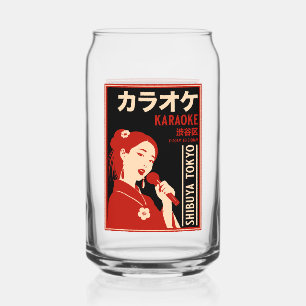 Karaoke Shibuya Tokyo Can Glass
