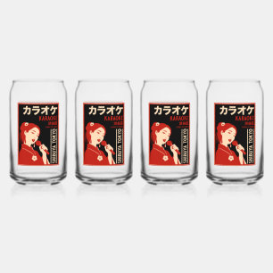 Karaoke Shibuya Tokyo Can Glass
