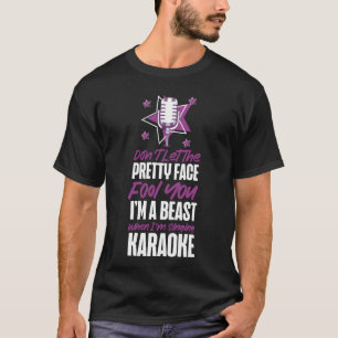 Karaoke Singer 80s Retro Dont Let boy T-Shirt