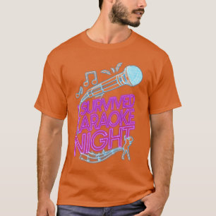 Karaoke Singer 80s Retro I vintage T-Shirt