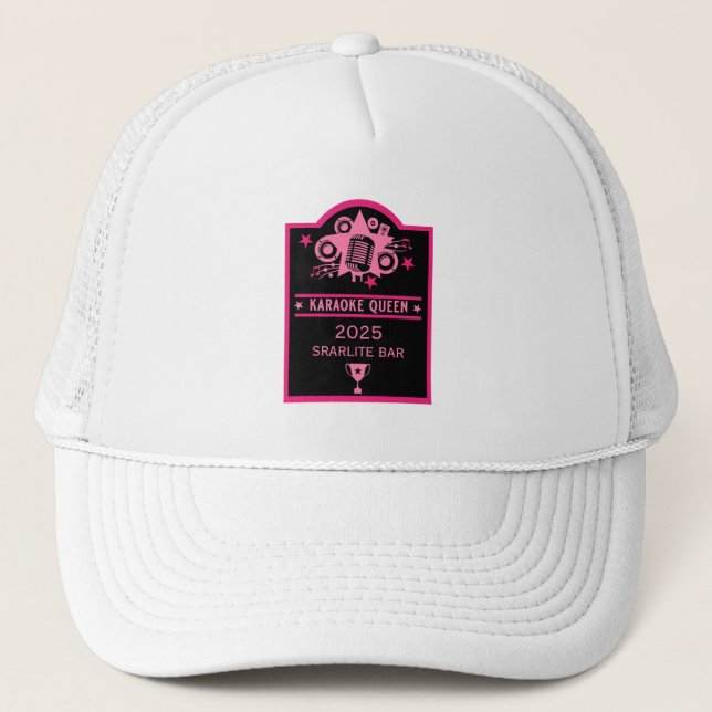 Karaoke Winner Trucker Hat (Front)