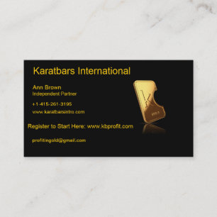 Karatbars International Business Card