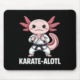 Karate-alotl Axolotl Karate Lover Martial Arts  Mouse Mat