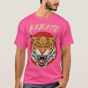 Karate Angry Tiger - Karate Japanese Martial Arts T-Shirt