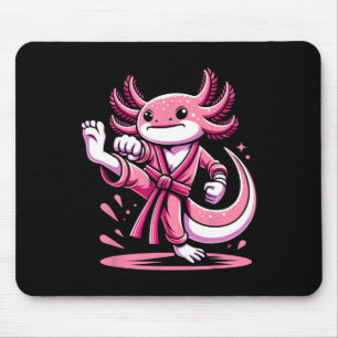 Karate Axolotl Martial Arts Taekwondo Kickboxing F Mouse Mat