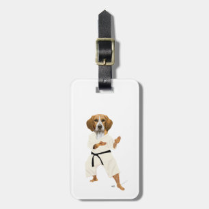 Karate Beagle Luggage Tag