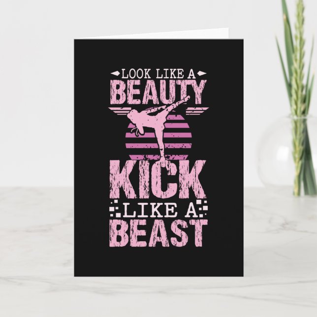 Karate Beauty Card (Front)
