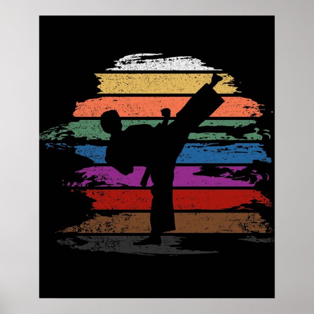 Karate Belt Colors Poster (Front)