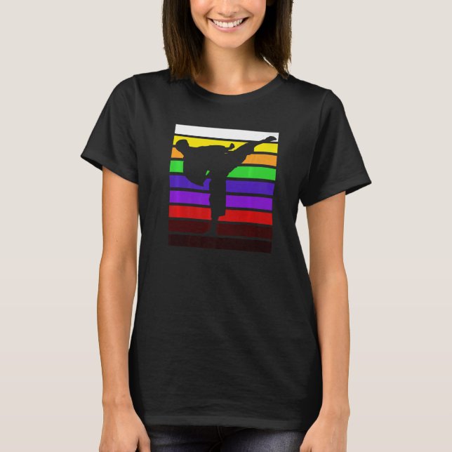 Karate Belt Colors   T-Shirt (Front)