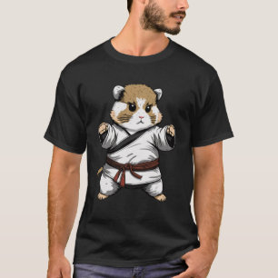 Karate Belt Colours Hamster Japanese Martial Defen T-Shirt