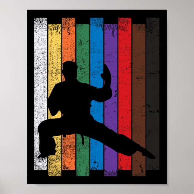 Karate Belt Rank Journey  Poster (Front)