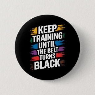 Karate Belt Taekwondo Training Martial Art Promoti 6 Cm Round Badge